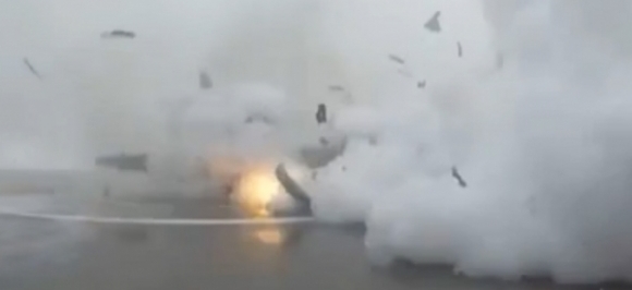 Проект SpaceX взрыв первой ступени